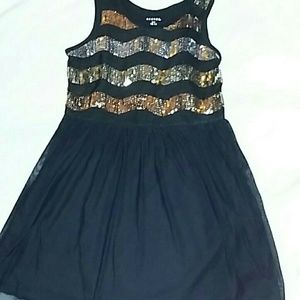 Cute black dress girls LG 10-12